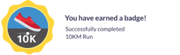 10K+ steps badge