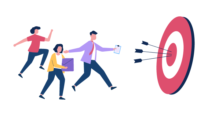 Three Employees Running to Set Clear Goals and Rules.png