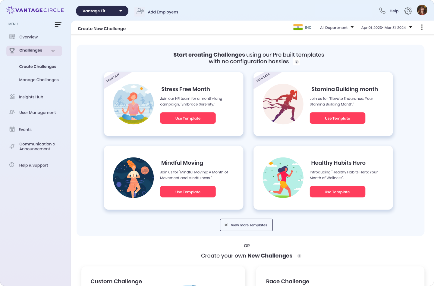 Vantage Fit Wellness Challenge